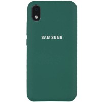 Чехол Silicone Cover Full Protective (AA) для Samsung Galaxy M01 Core / A01 Core Зелений (9084)