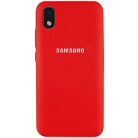 Чехол Silicone Cover Full Protective (AA) для Samsung Galaxy M01 Core / A01 Core Червоний (9085)