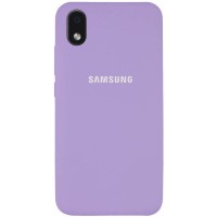 Чехол Silicone Cover Full Protective (AA) для Samsung Galaxy M01 Core / A01 Core Сиреневый (9081)