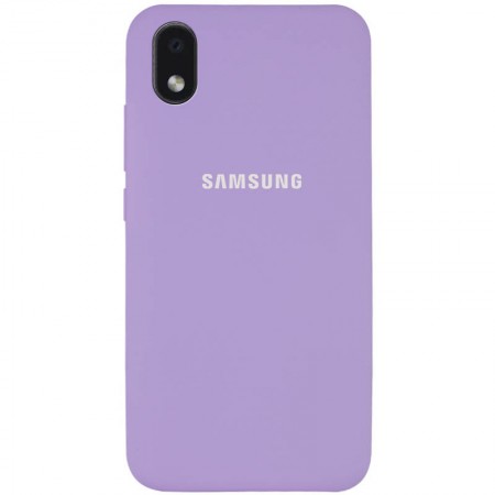 Чехол Silicone Cover Full Protective (AA) для Samsung Galaxy M01 Core / A01 Core Бузковий (9081)