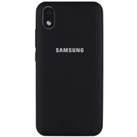 Чехол Silicone Cover Full Protective (AA) для Samsung Galaxy M01 Core / A01 Core Черный (9079)