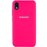 Чехол Silicone Cover Full Protective (AA) для Samsung Galaxy M01 Core / A01 Core Розовый (9087)