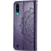 Кожаный чехол (книжка) Art Case с визитницей для ZTE Blade A7 Фіолетовий (13194)