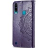 Кожаный чехол (книжка) Art Case с визитницей для ZTE Blade A7 Fingerprint Фиолетовый (13200)