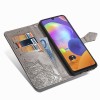 Кожаный чехол (книжка) Art Case с визитницей для Samsung Galaxy M51 Сірий (9104)
