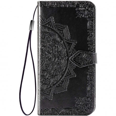 Кожаный чехол (книжка) Art Case с визитницей для Samsung Galaxy M51 Чорний (9107)