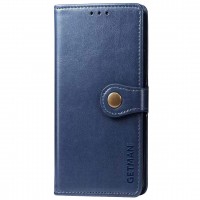 Кожаный чехол книжка GETMAN Gallant (PU) для Samsung Galaxy M51 Синій (9111)