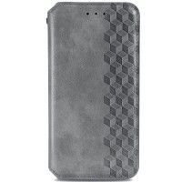 Шкіряний чохол книжка GETMAN Cubic (PU) для Xiaomi Poco X3 NFC / Poco X3 Pro Серый (45724)