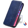 Кожаный чехол книжка GETMAN Cubic (PU) для Samsung Galaxy S20 FE Синий (9124)