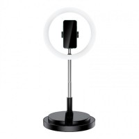 Кольцевая LED-лампа для селфи Usams US-ZB120 Чорний (14341)