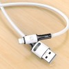 Дата кабель USAMS US-SJ434 U52 USB to Lightning (1m) Білий (22858)