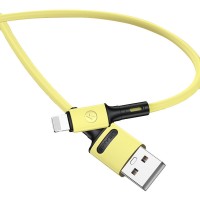 Дата кабель USAMS US-SJ434 U52 USB to Lightning (1m) Желтый (22859)