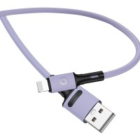 Дата кабель USAMS US-SJ434 U52 USB to Lightning (1m) Фиолетовый (22861)