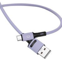 Дата кабель USAMS US-SJ436 U52 USB to Type-C (1m) Фиолетовый (21232)