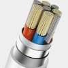Дата кабель Usams US-SJ456 U51 Silicone USB to Lightning (2m) Белый (23680)