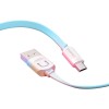 Дата кабель Usams US-SJ020 U-Trans Series USB to MicroUSB (1m) Бірюзовий (14352)