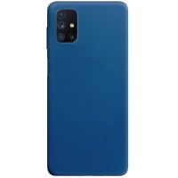 Силиконовый чехол Candy для Samsung Galaxy M51 Синий (9234)