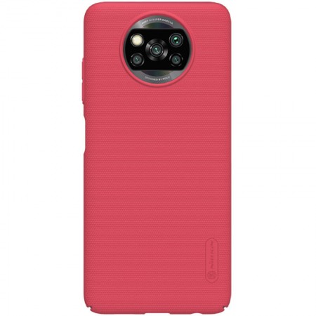 Чехол Nillkin Matte для Xiaomi Poco X3 NFC Красный (9291)