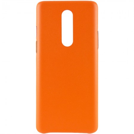 Кожаный чехол AHIMSA PU Leather Case (A) для OnePlus 8 Оранжевый (9295)
