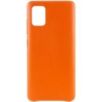 Кожаный чехол AHIMSA PU Leather Case (A) для Samsung Galaxy A31 Оранжевый (9308)