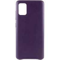Кожаный чехол AHIMSA PU Leather Case (A) для Samsung Galaxy A31 Фіолетовий (9309)