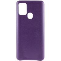 Кожаный чехол AHIMSA PU Leather Case (A) для Samsung Galaxy A21s Фіолетовий (9305)