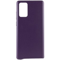 Кожаный чехол AHIMSA PU Leather Case (A) для Samsung Galaxy Note 20 Фіолетовий (9317)