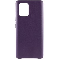Кожаный чехол AHIMSA PU Leather Case (A) для Samsung Galaxy S10 Lite Фіолетовий (9321)