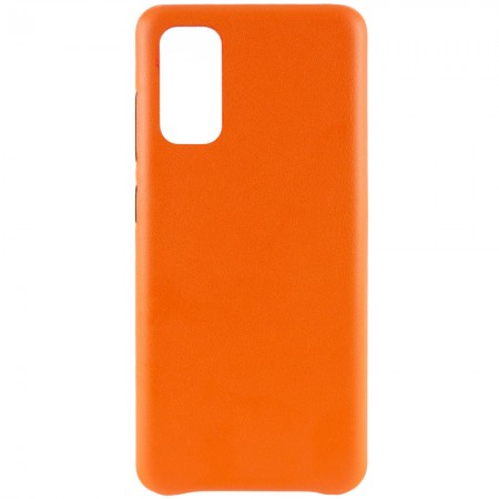 Кожаный чехол AHIMSA PU Leather Case (A) для Samsung Galaxy S20 Помаранчевий (9325)