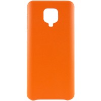Кожаный чехол AHIMSA PU Leather Case (A) для Xiaomi Redmi Note 9s / Note 9 Pro / Note 9 Pro Max Помаранчевий (9357)