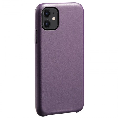 Кожаный чехол AHIMSA PU Leather Case (A) для Apple iPhone 11 (6.1'') Фіолетовий (9361)