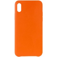 Кожаный чехол AHIMSA PU Leather Case (A) для Apple iPhone X / XS (5.8'') Оранжевый (9391)