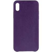 Кожаный чехол AHIMSA PU Leather Case (A) для Apple iPhone X / XS (5.8'') Фиолетовый (9393)
