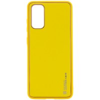 Кожаный чехол Xshield для Samsung Galaxy Note 20 Жовтий (9409)