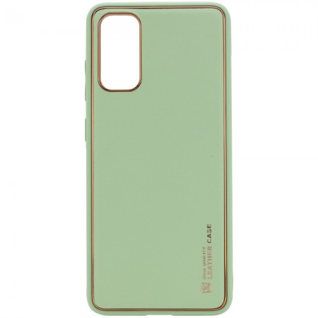 Кожаный чехол Xshield для Samsung Galaxy Note 20 Зелений (9410)