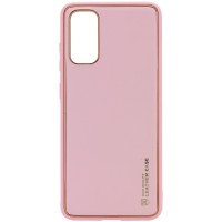 Кожаный чехол Xshield для Samsung Galaxy Note 20 Рожевий (9406)