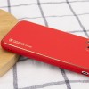 Кожаный чехол Xshield для Apple iPhone 12 (6.1'') Красный (9422)