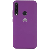 Чехол Silicone Cover Full Protective (AA) для Huawei Y6p Фіолетовий (9429)