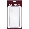 TPU чехол GETMAN Clear 1,0 mm для Samsung Galaxy A51 Білий (15796)