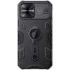 TPU+PC чехол Nillkin CamShield Armor (шторка на камеру) для Apple iPhone 12 Pro / 12 (6.1'')  Черный (9439)