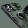 TPU+PC чехол Nillkin CamShield Armor (шторка на камеру) для Apple iPhone 12 Pro / 12 (6.1'')  Зелений (9440)