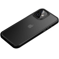 TPU+PC чехол Metal Buttons для Apple iPhone 12 mini (5.4'') Черный (16812)