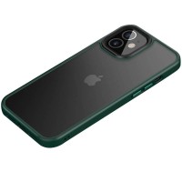 TPU+PC чехол Metal Buttons для Apple iPhone 12 mini (5.4'') Зелёный (9444)