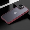 TPU+PC чехол Metal Buttons для Apple iPhone 12 Pro Max (6.7'') Червоний (30896)