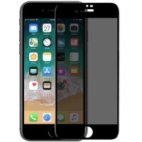 Защитное стекло Privacy 5D Matte (full glue) (тех.пак) для Apple iPhone 7 plus / 8 plus (5.5'') Чорний (16815)