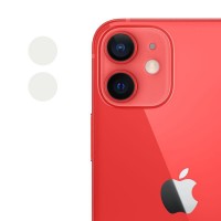 Гибкое защитное стекло 0.18mm на камеру (тех.пак) для Apple iPhone 12 mini (5.4'') / 12 (6.1'') Прозорий (13637)