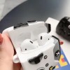 Силиконовый футляр Gamepad для наушников AirPods Белый (9462)