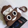 Силиконовый футляр Poop для наушников AirPods Коричневий (9463)