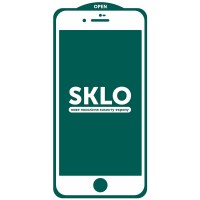 Защитное стекло SKLO 5D (full glue) (тех.пак) для Apple iPhone 7 / 8 / SE (2020) (4.7'') Білий (20694)