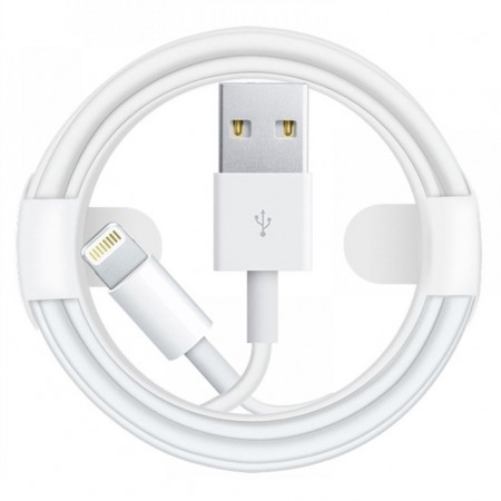 Дата кабель Foxconn для Apple iPhone USB to Lightning (AAA grade) (1m) (box) Белый (16269)